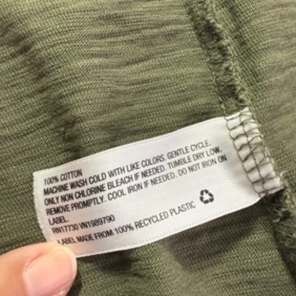 NWT Universal Thread A-line Front Lower Split Cap Sleeve Maxi Olive Dress Size L - Picture 7 of 9